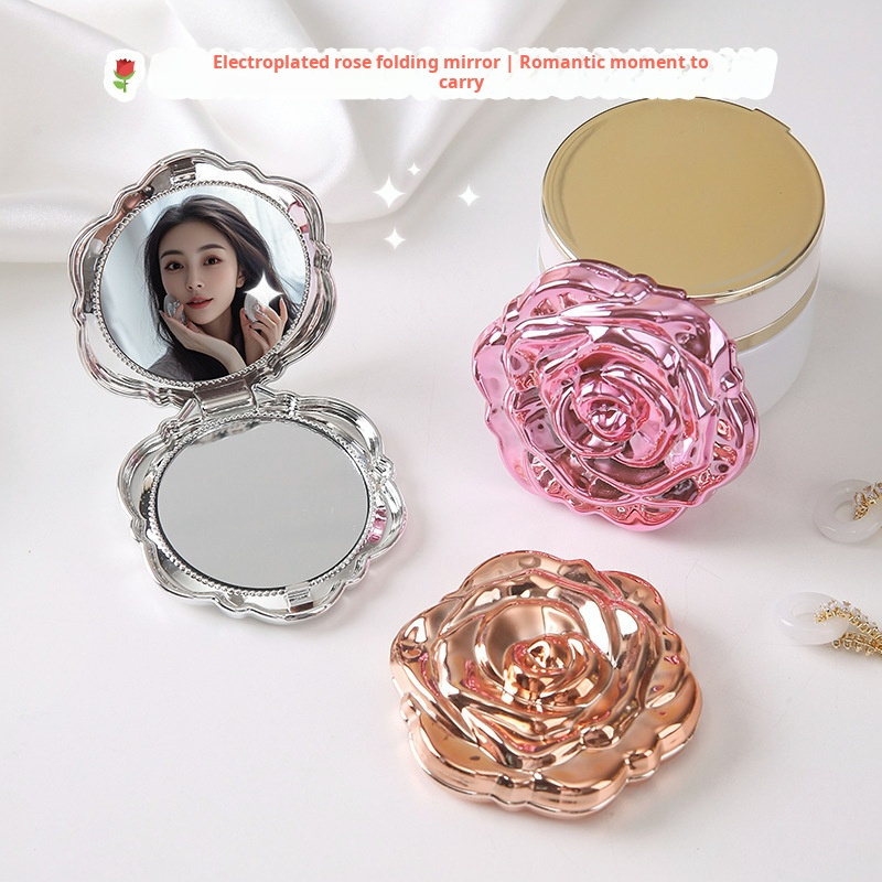 Beauty Flower Makeup - 1 шт. портативное мини-зеркало в стиле