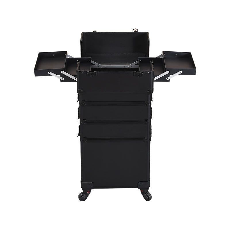 Beauty Makeup Trolley - Профессиональный 2/3/4-слойный чемодан-тележка для макияжа, портативный