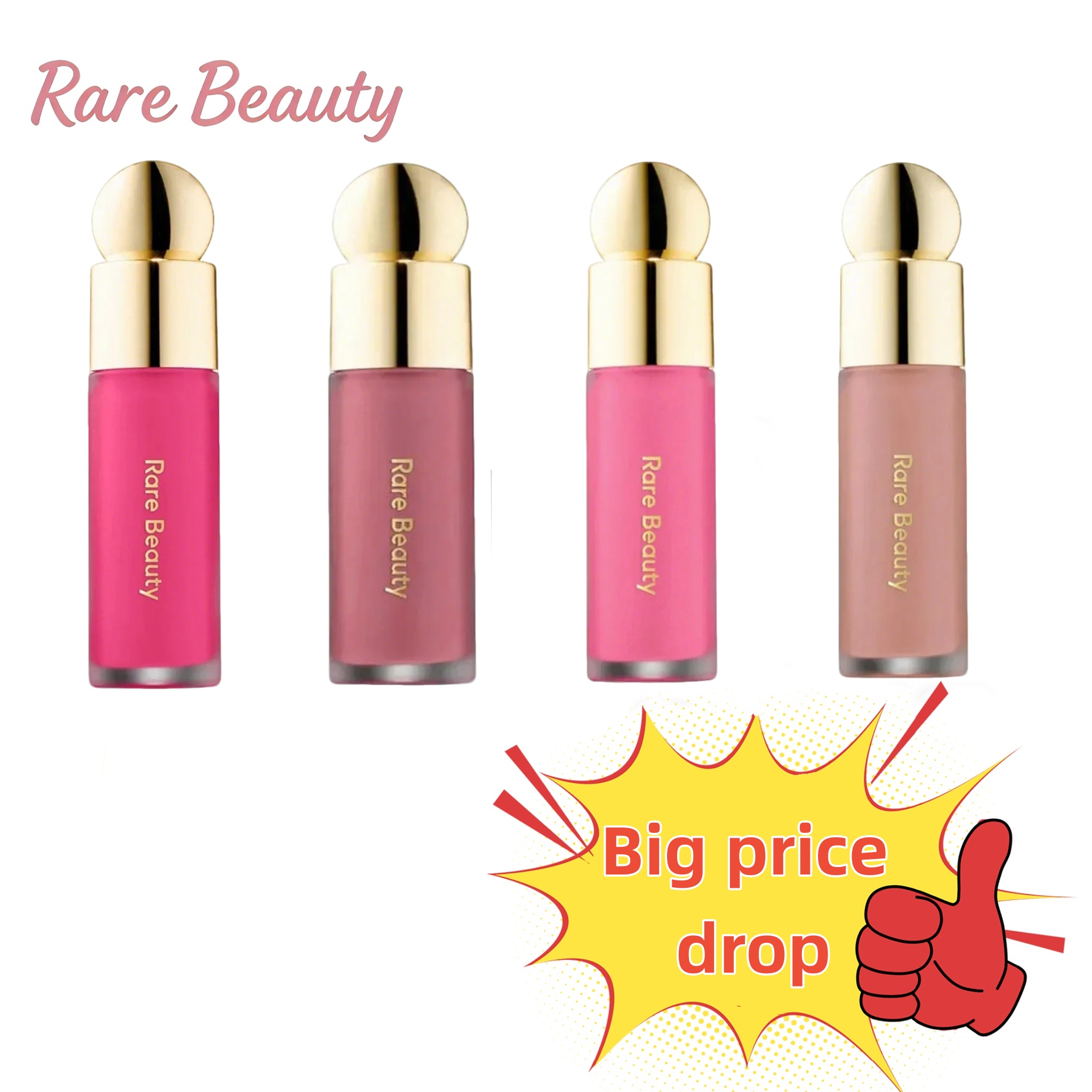Beauty Love Makeup - Жидкие румяна Rare Beauty: шелковистые, стойкие,