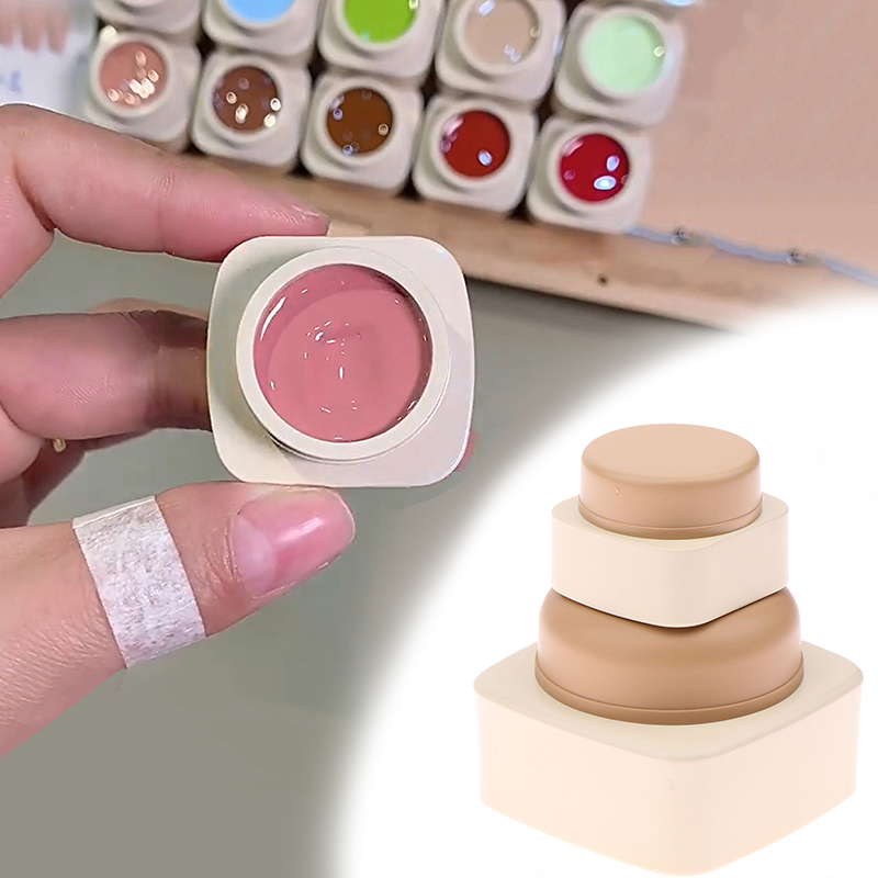 Beauty Makeup Cream - Пустые пластиковые квадратные контейнеры для косметики