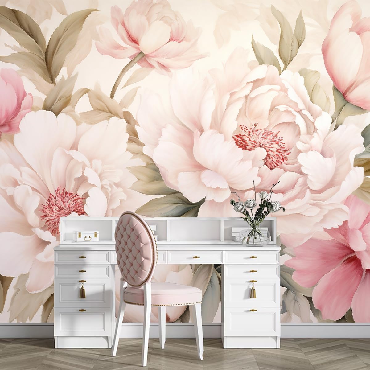 Beauty Flower Makeup - Элегантный набор для туалетного столика с
