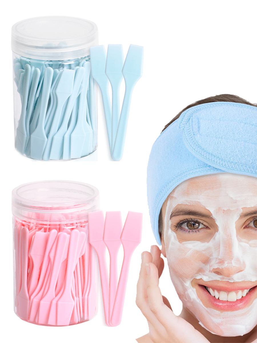 Beauty Makeup Cream - 100 шт., косметические шпатели, совок для