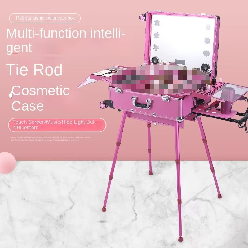 Алюминиевый чемодан-тележка Bl – обзор и цена Beauty Makeup Trolley