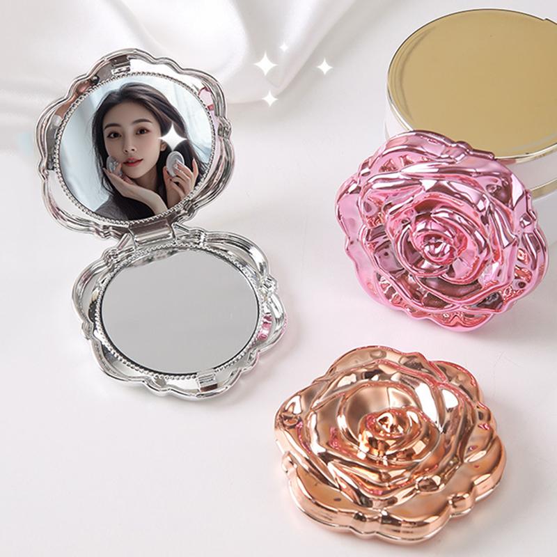 Портативное мини-зеркало в сти – обзор и цена Beauty Flower Makeup
