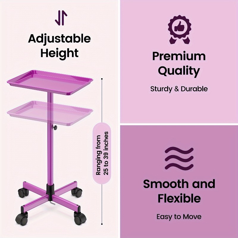 Алюминиевая тележка на колесик – обзор и цена Beauty Makeup Trolley